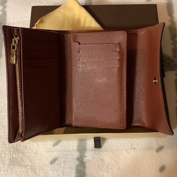 🤎🧡🖤🧡🤎🎁🎄💯 % AUTHENTIC LUIS VUITTON MONOGRAM CANVAS WALLET🤎🧡🖤🧡🤎 - Picture 11 of 13